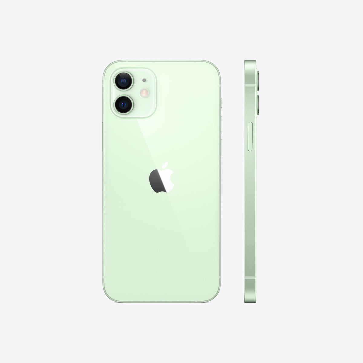 Representative rear view of Apple iPhone 12 in Green. Not a photo of the specific pre-owned device.
